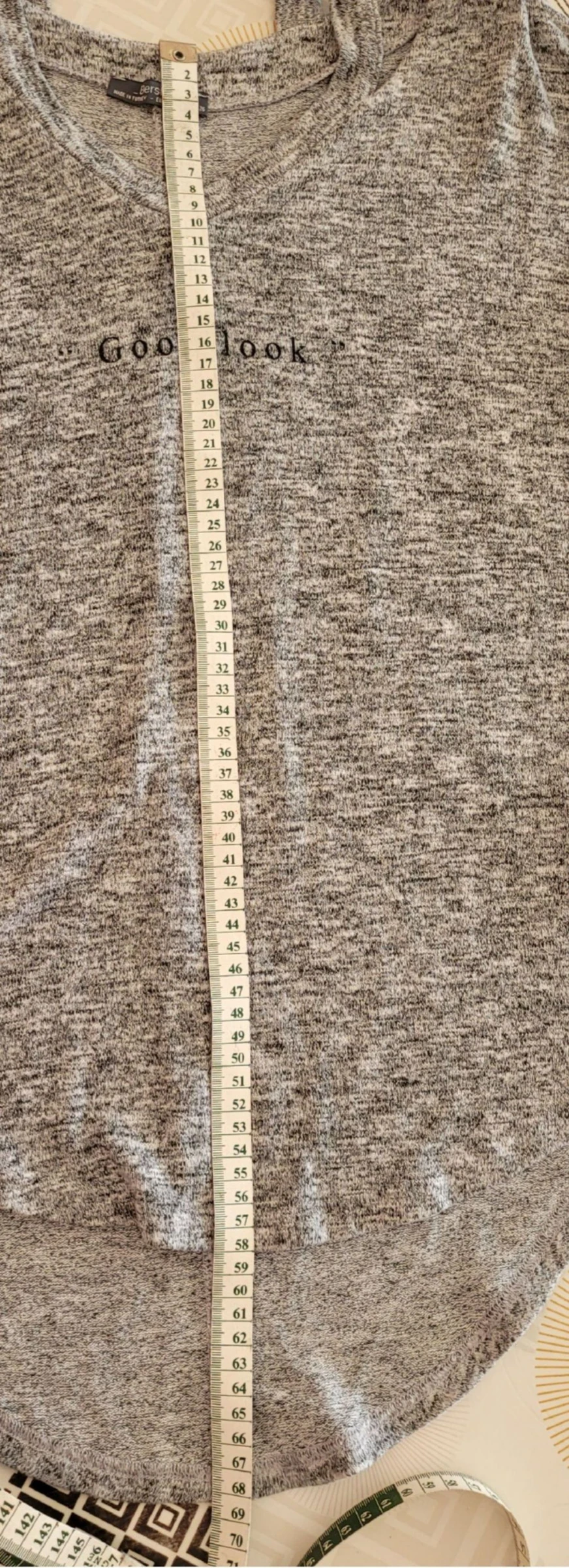 Bershka Suéter TS/TFr36 - Cinza Mesclado - Leve - Ombros Descobertos e Cai até o bumbum em OTB – photo 10